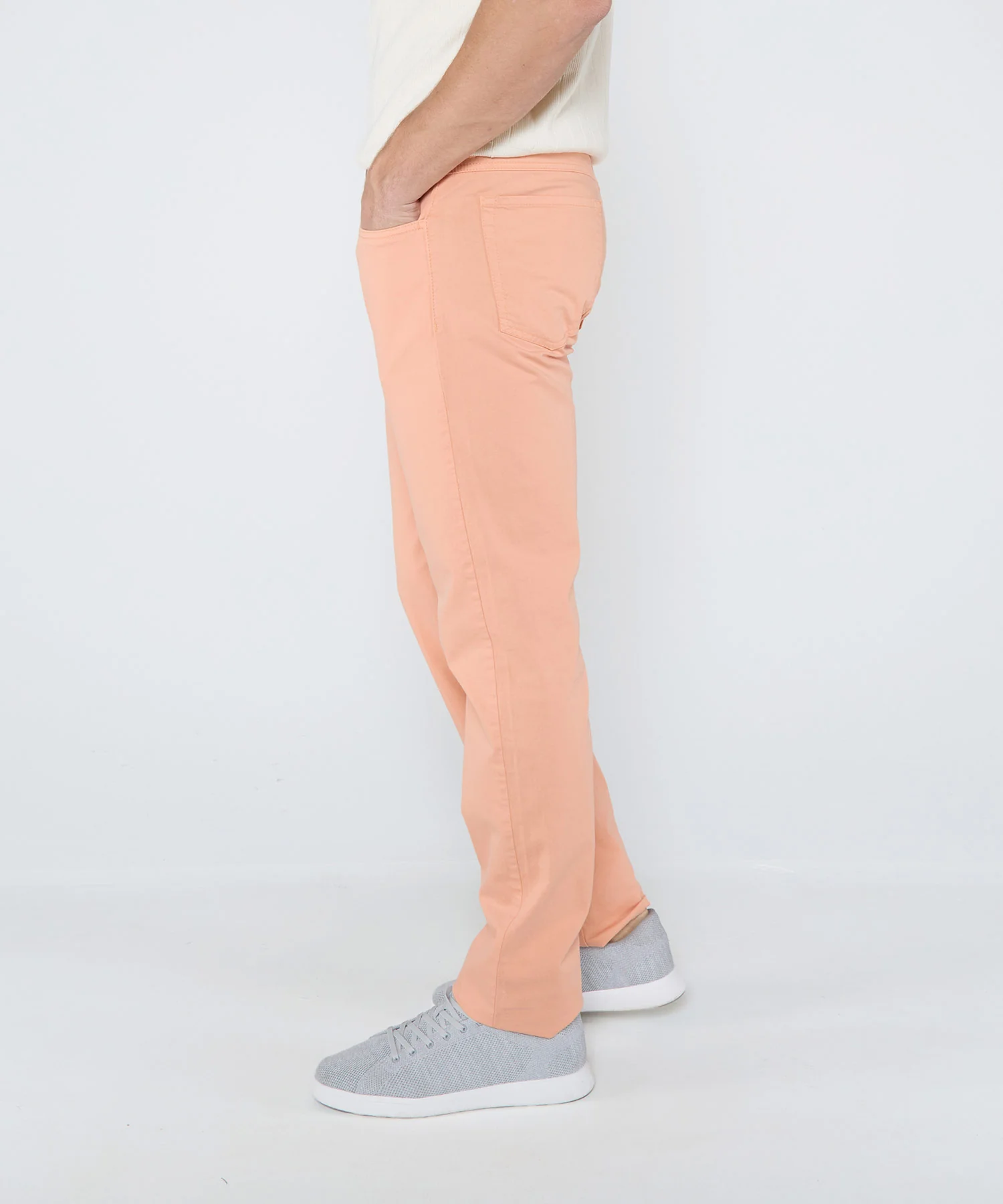 Westport Black Garment-Dyed Broken Twill 5-Pocket Pant - Image 11