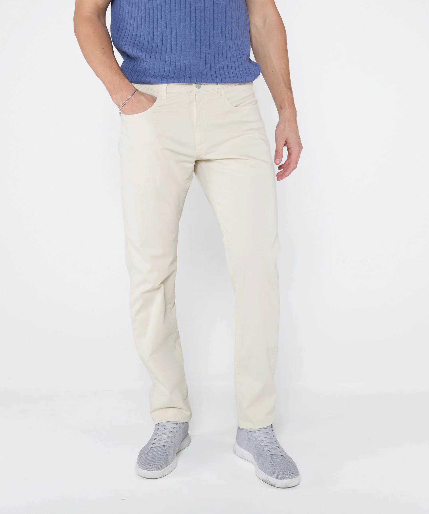 Westport Black Garment-Dyed Broken Twill 5-Pocket Pant - Image 2