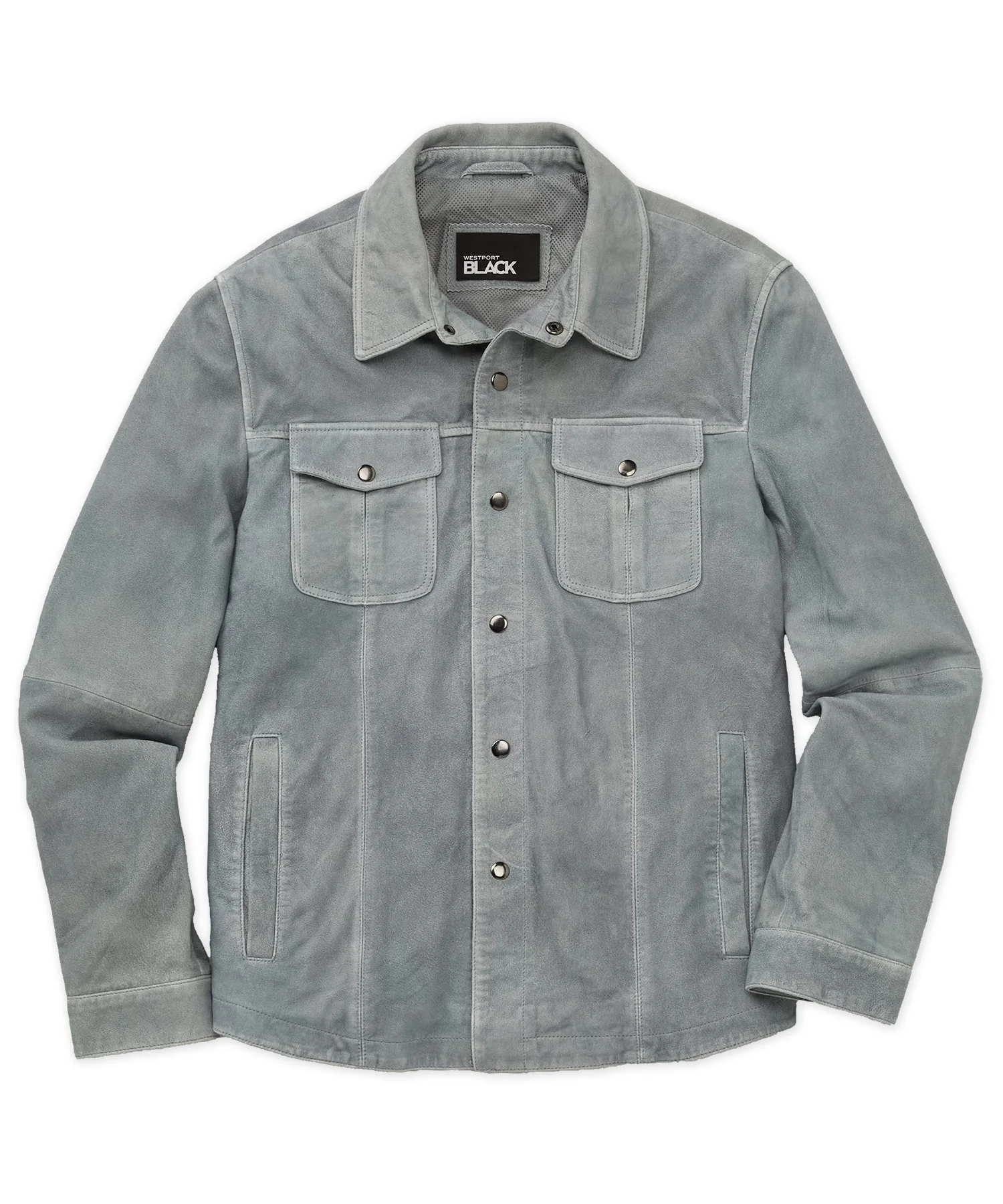 Westport Black Asheville Suede Shirt Jacket - Image 3