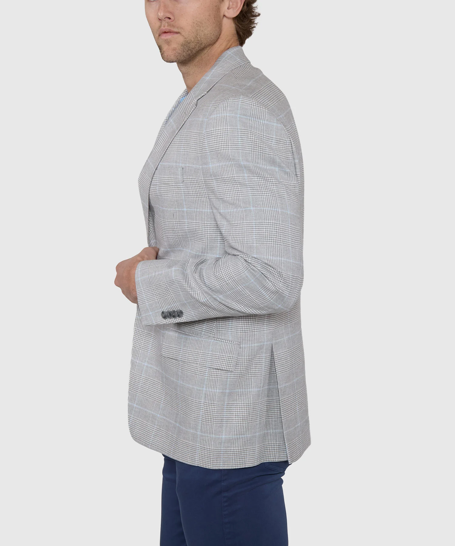 Michael Kors Two-Button Side Vent Glen Plaid Sport Coat - Image 6