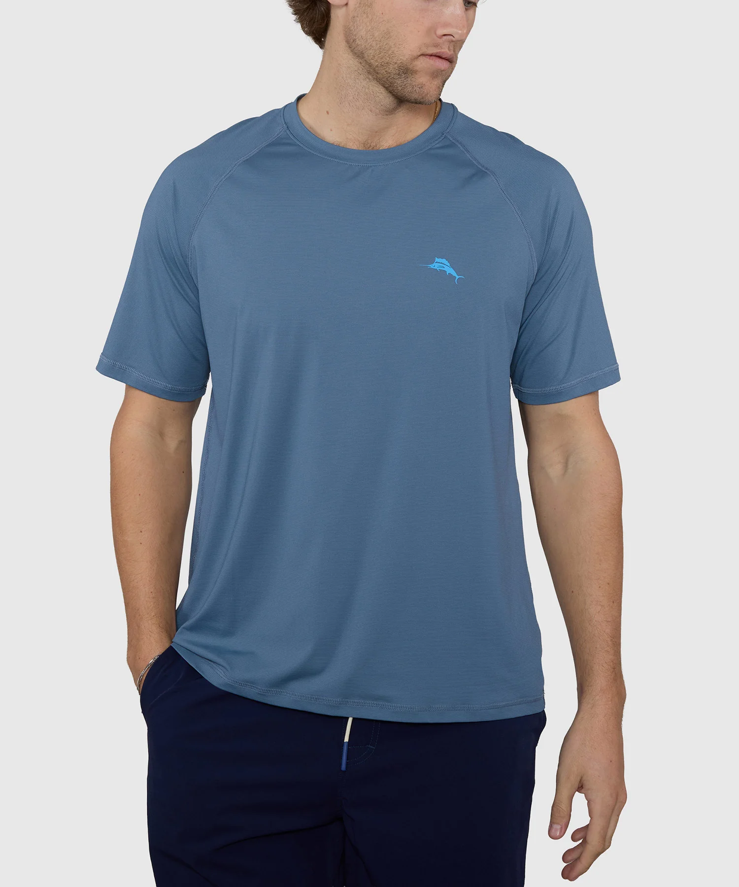 Tommy Bahama Chill Time Bay Short Sleeve Crew Neck Rash Guard T-Shirt - Image 9