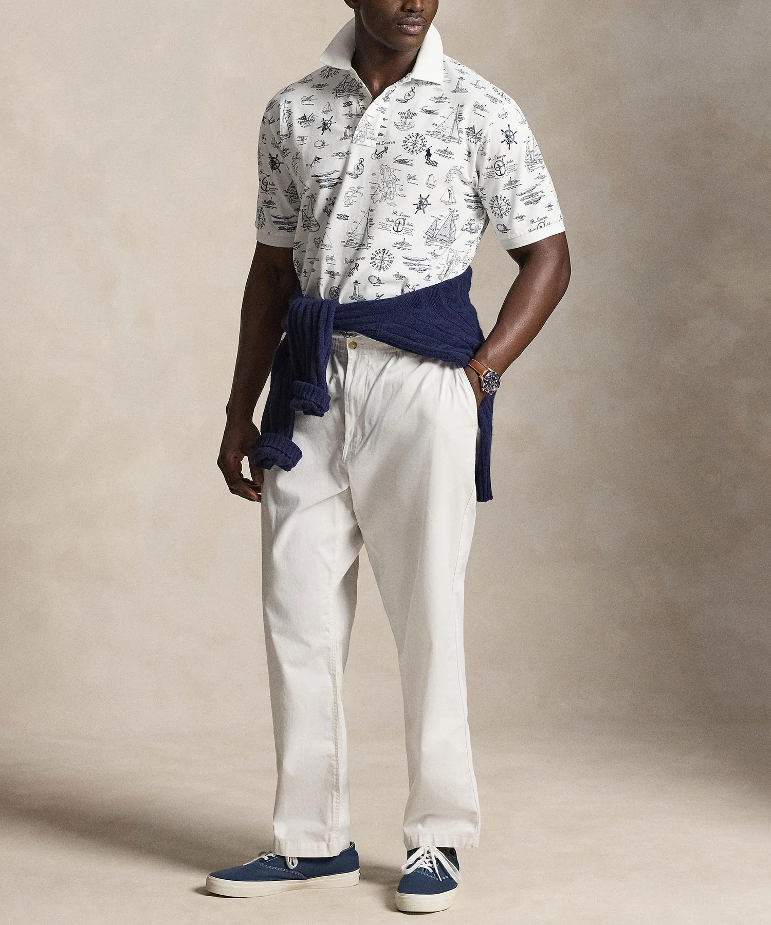 Polo Ralph Lauren Short Sleeve Animated Mesh Polo - Image 5