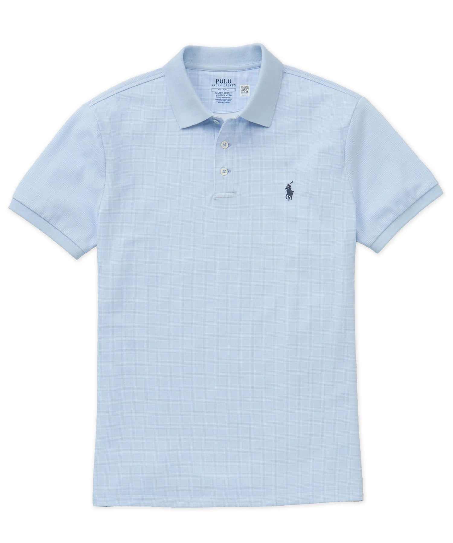 Polo Ralph Lauren Short Sleeve Glen Plaid Stretch Mesh Polo - Image 5