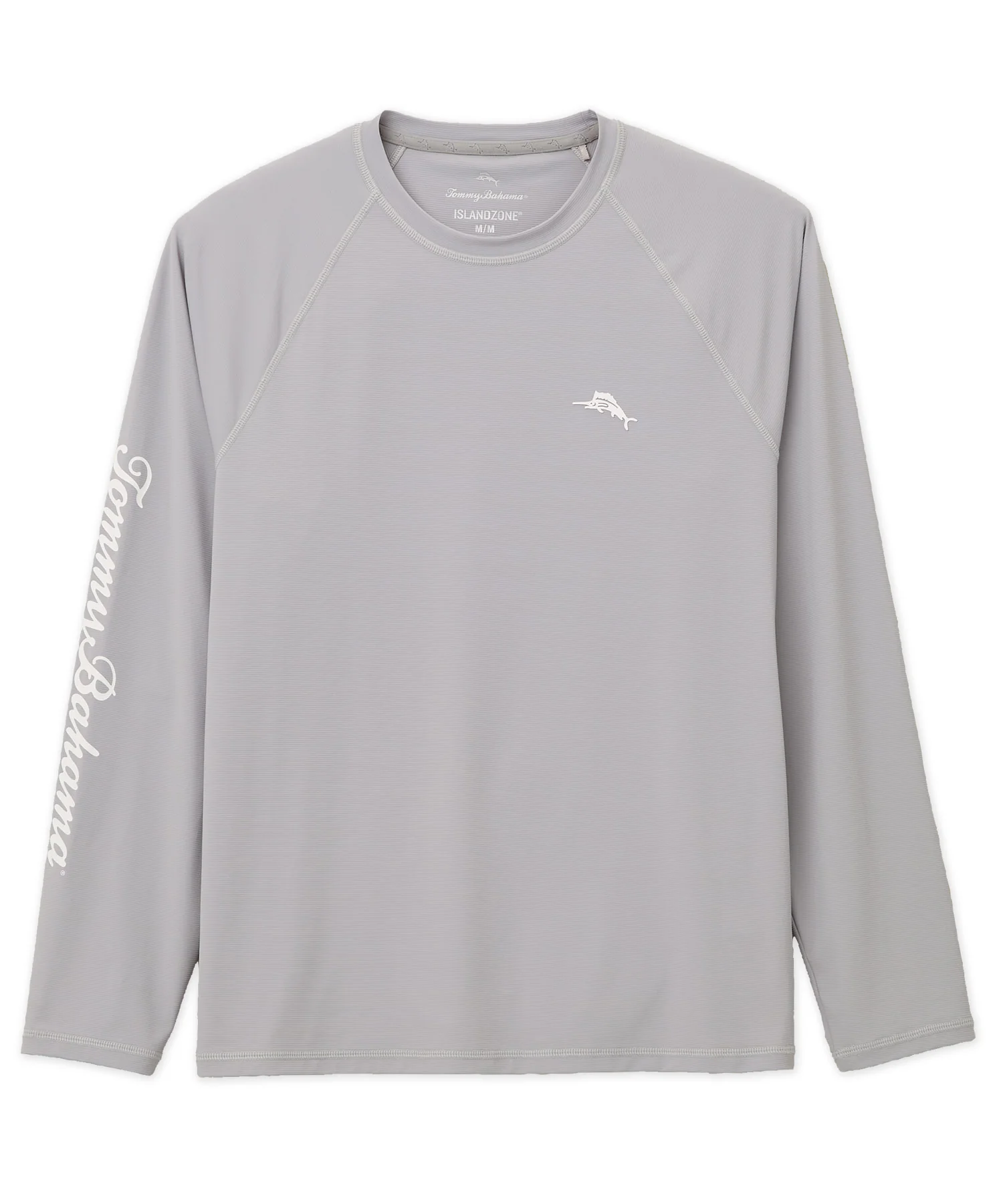 Tommy Bahama Long Sleeve Chill Time Bay Crew Rash Guard Swim Shirt