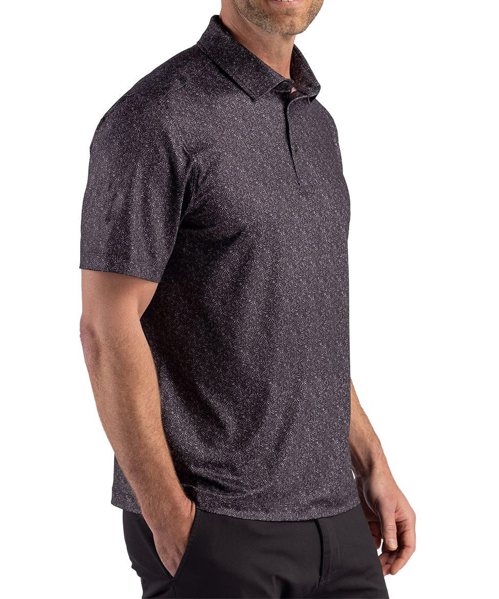 Cutter & Buck Short Sleeve Pike Recycled Fern Print Polo - Image 10