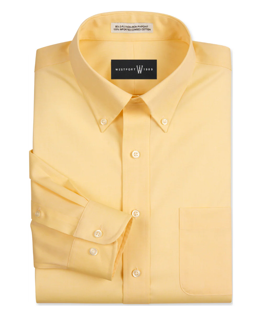 Westport 1989 Button-Down Pinpoint Dress Shirt - Image 7