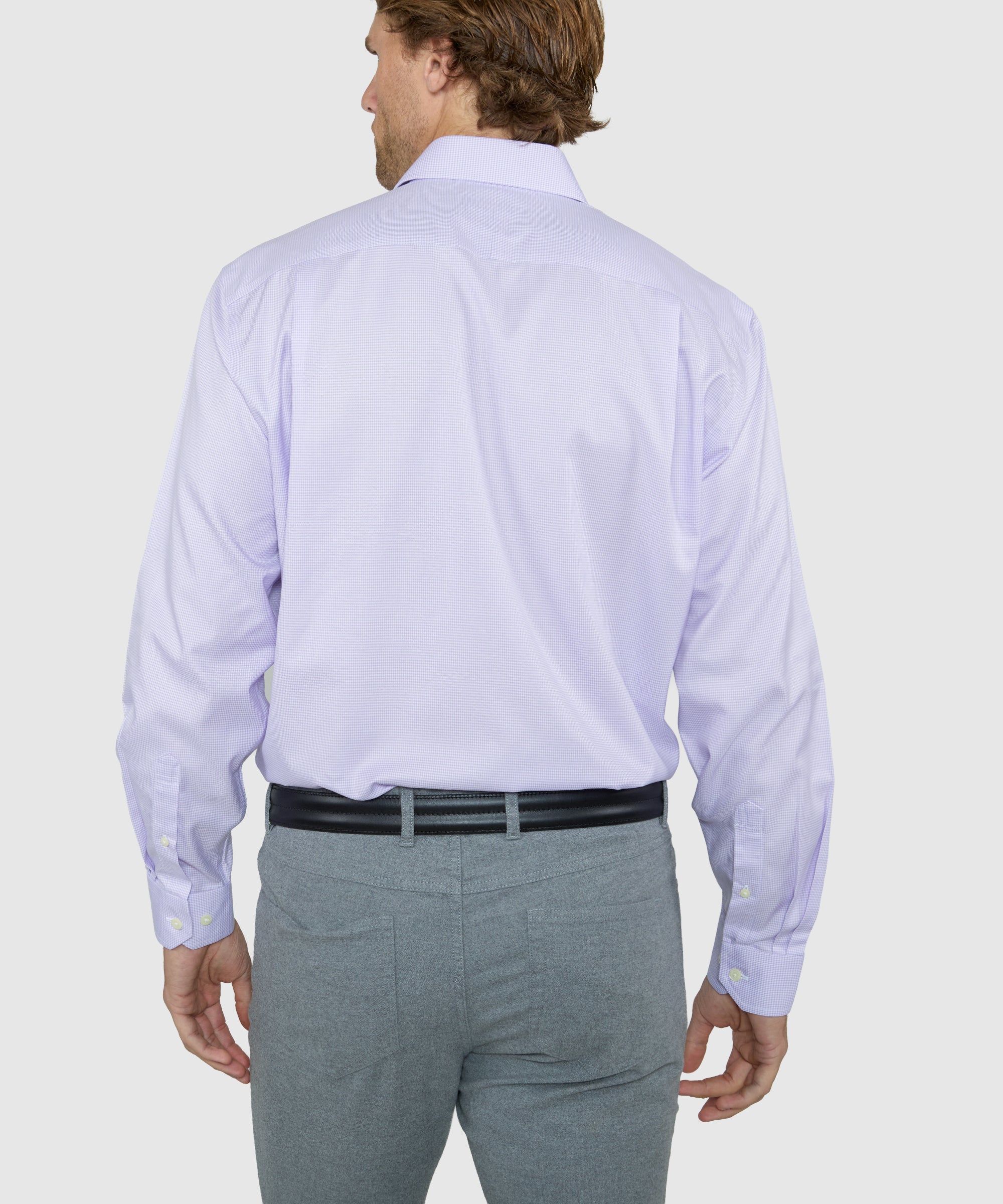 Wilkes & Riley Long Sleeve Houndstooth Twill Shirt - Image 10