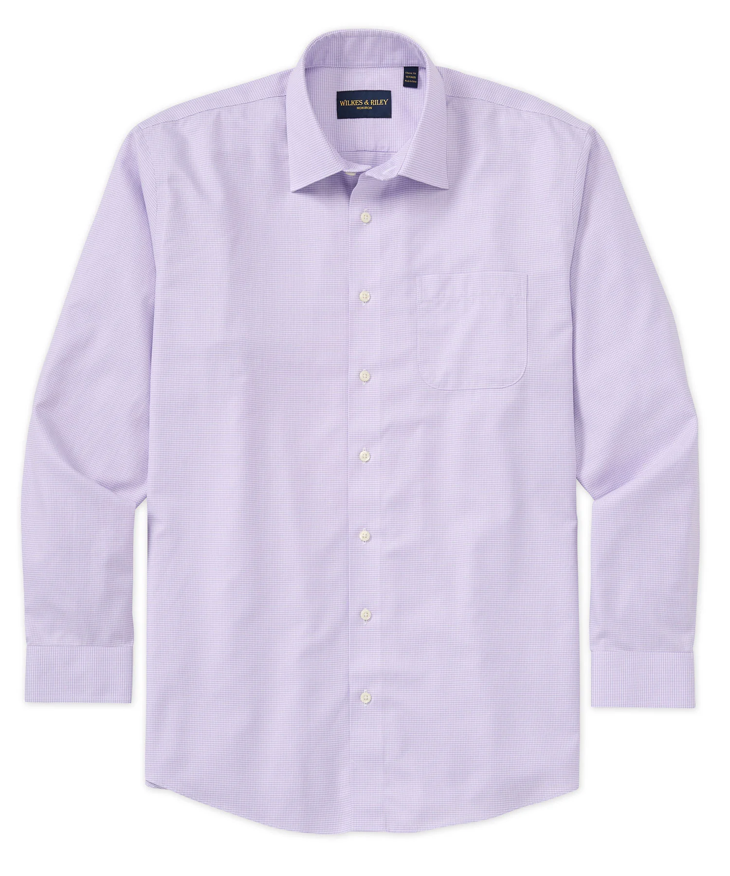 Wilkes & Riley Long Sleeve Houndstooth Twill Shirt - Image 6
