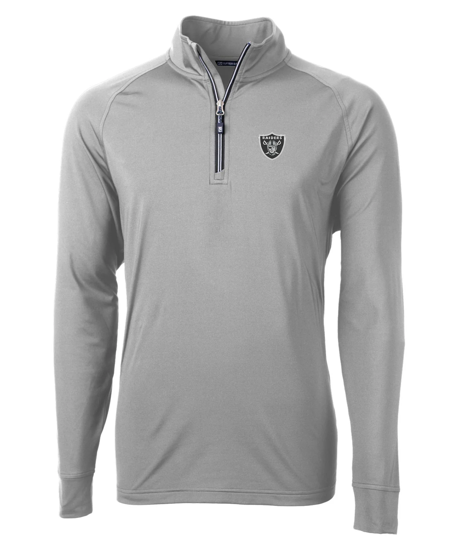 Cutter & Buck Las Vegas Raiders Long Sleeve Quarter-Zip Pullover