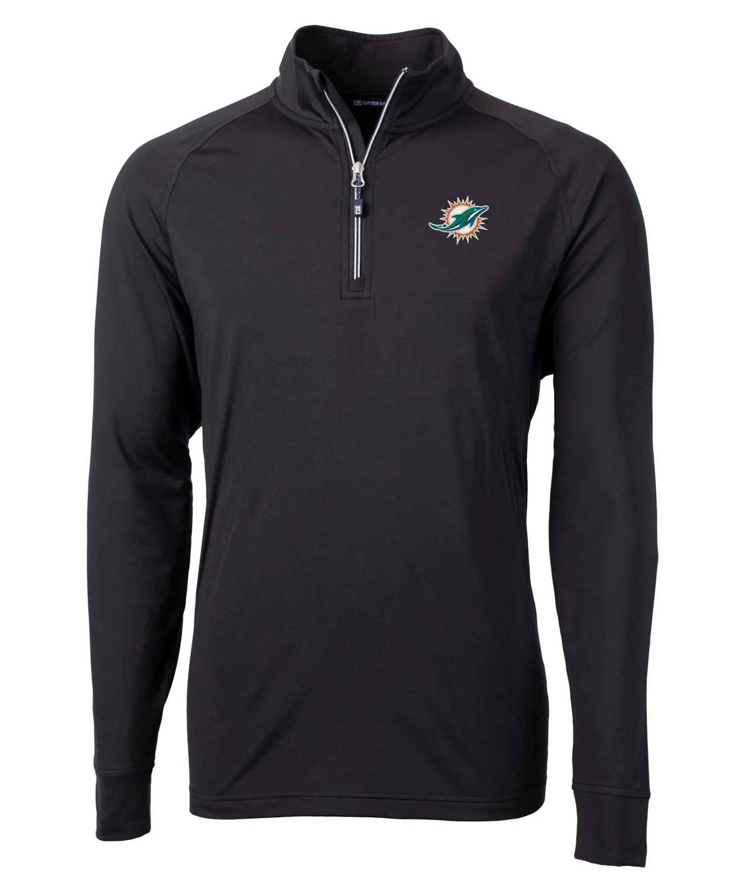 Cutter & Buck Miami Dolphins Long Sleeve Quarter-Zip Pullover - Image 3