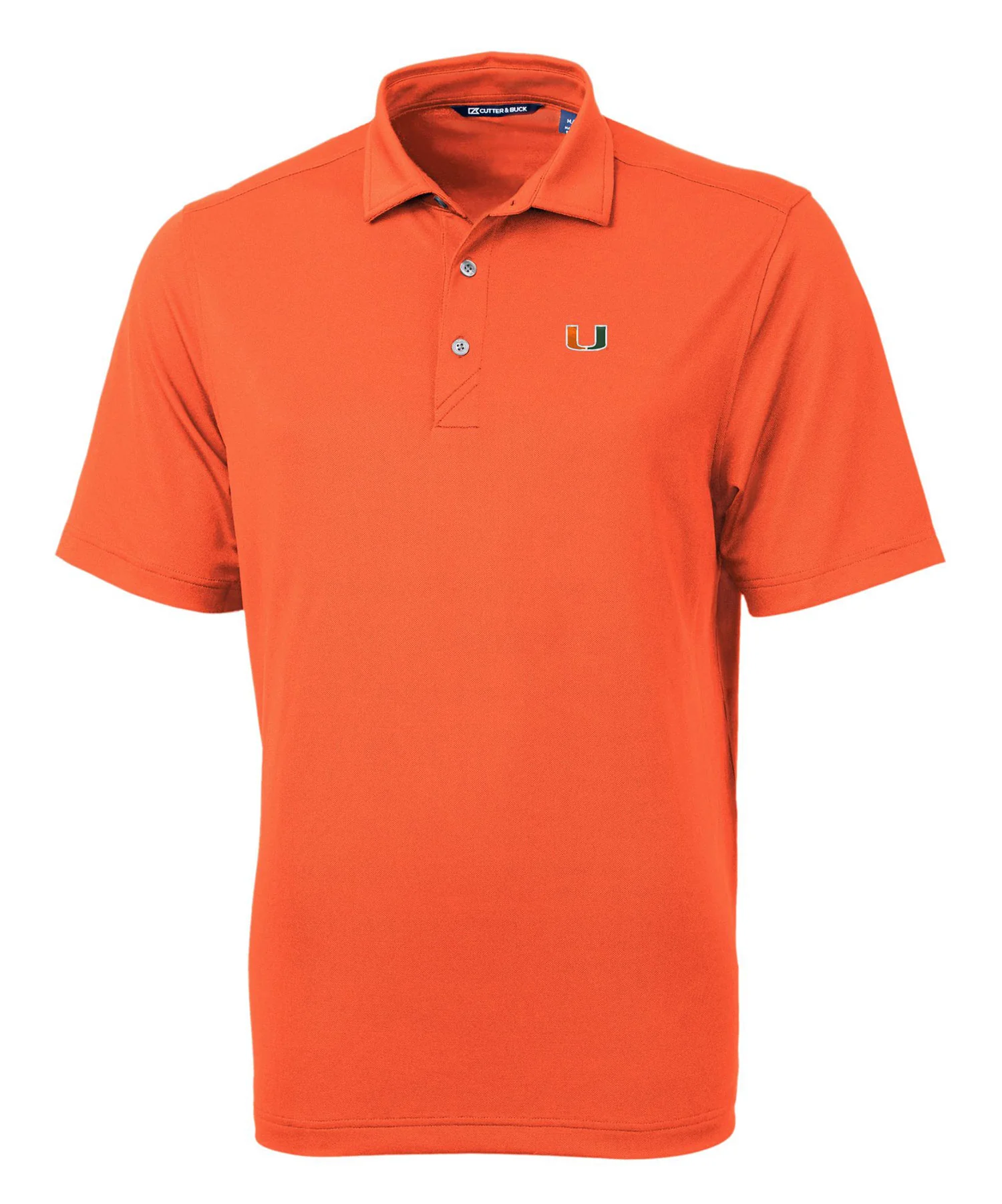 Cutter & Buck University of Miami Hurricanes Short Sleeve Polo Knit Shirt - Image 5