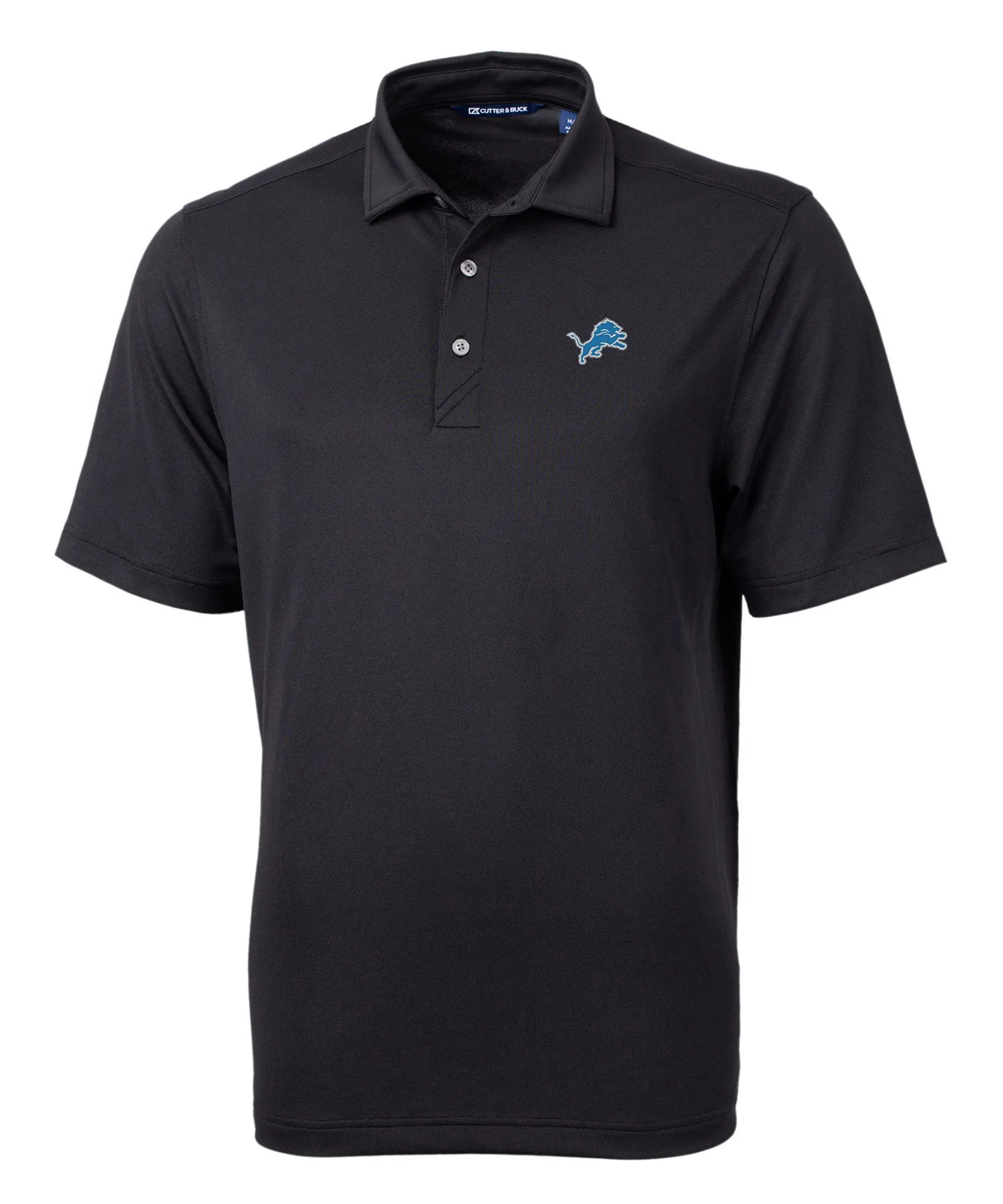 Cutter & Buck Detroit Lions Short Sleeve Polo Knit Shirt - Image 3