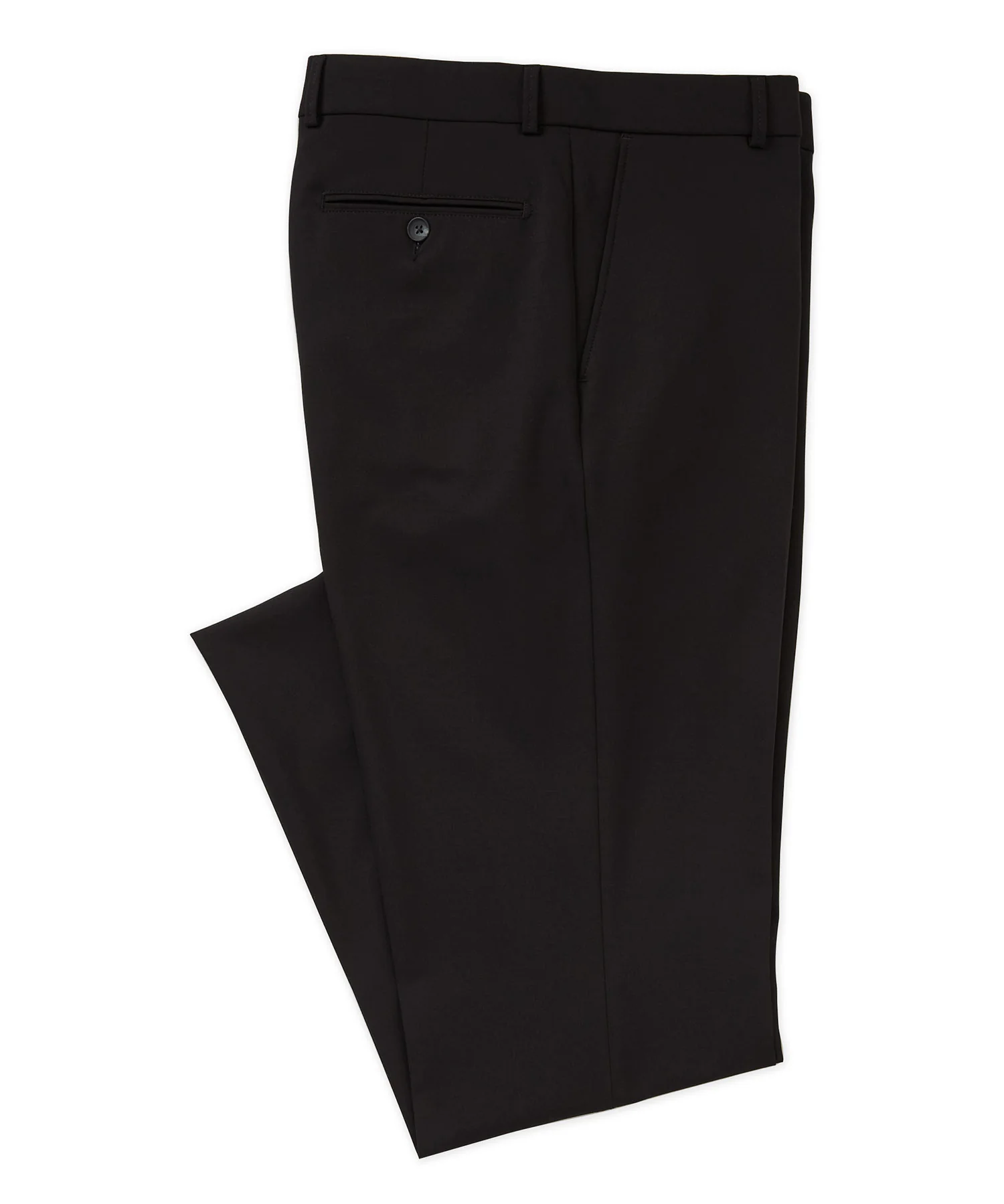 Westport Black Flat Front Performance Stretch Gabardine Pant - Image 15