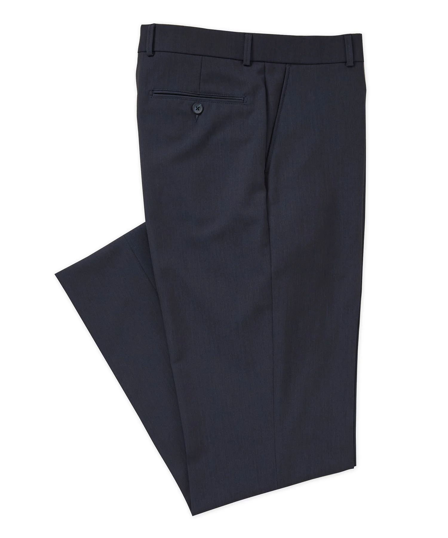 Westport Black Flat Front Performance Stretch Gabardine Pant - Image 5
