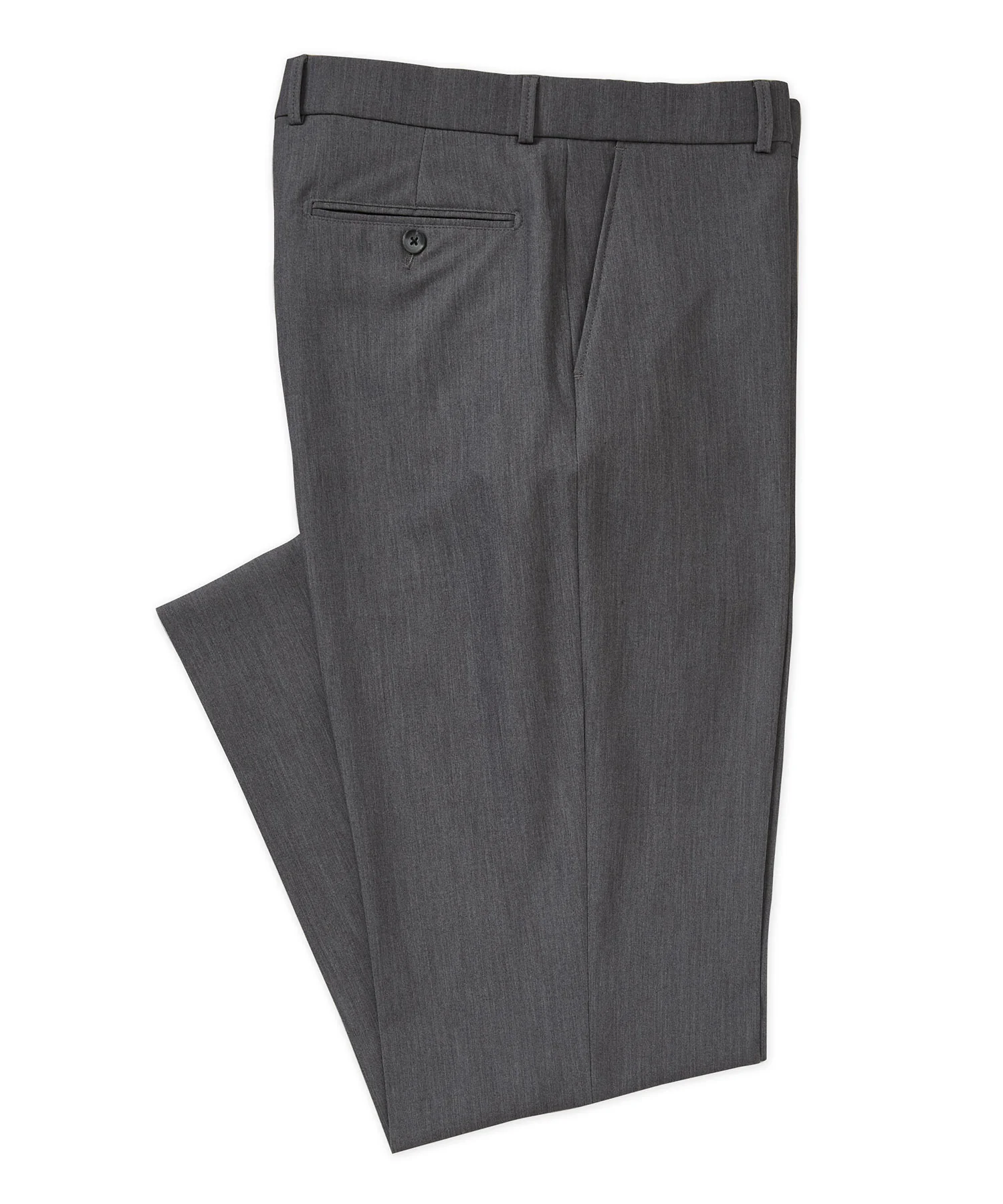 Westport Black Flat Front Performance Stretch Gabardine Pant - Image 9