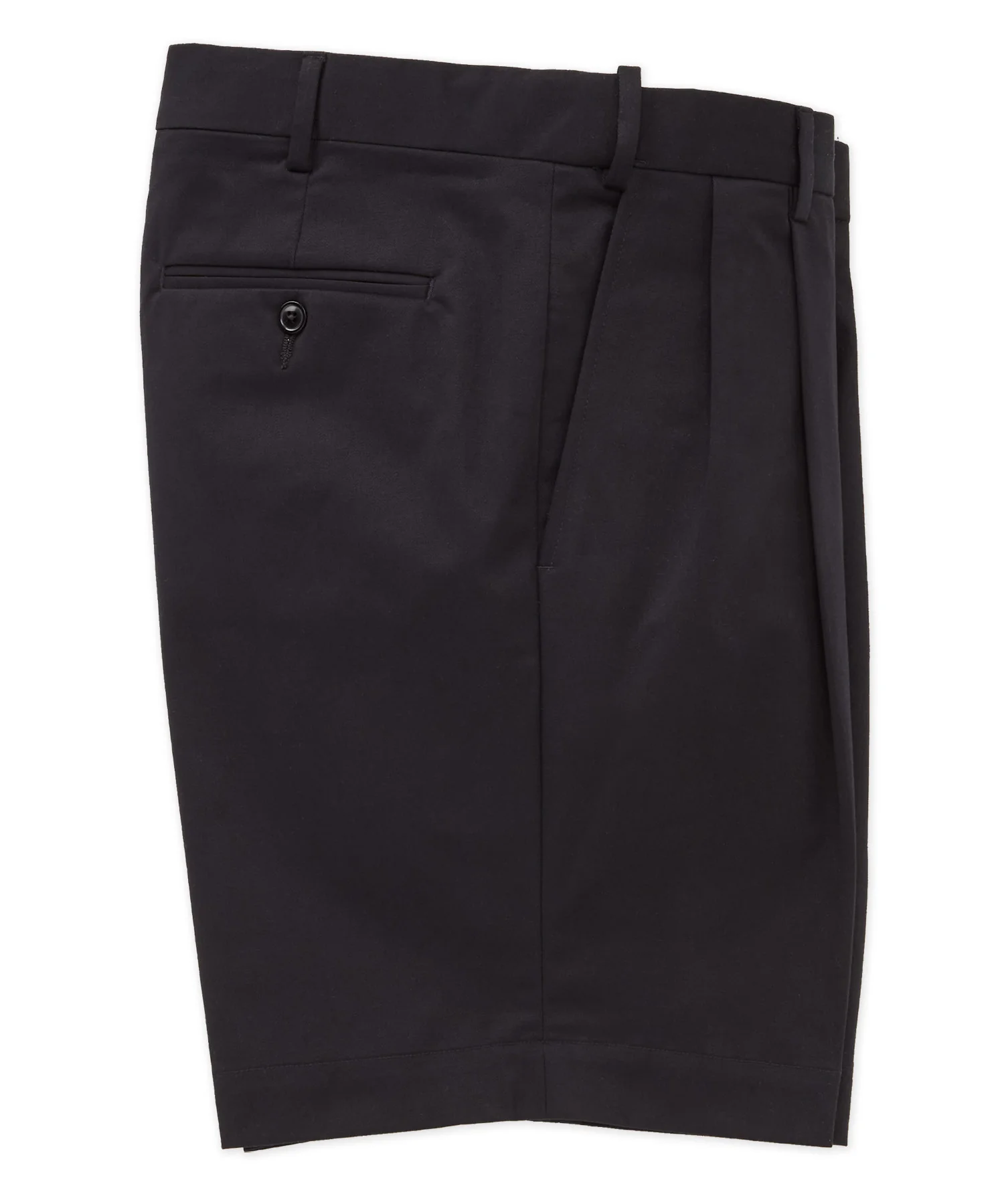 Westport 1989 Solid Stretch Cotton Pleated Shorts - Image 2