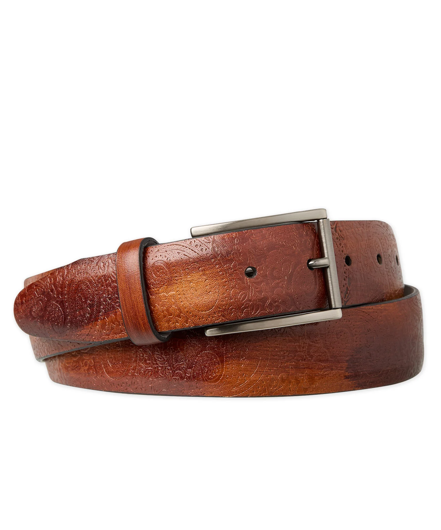 Westport Black 35mm Paisley Aviation Belt